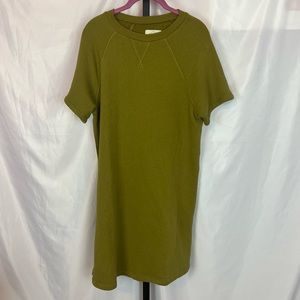 Madewell MWL Airyterry Sweatshirt Tee Dress, size Small